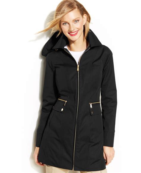 michael michael kors coat all weather raincoat|michael kors husk coat women.